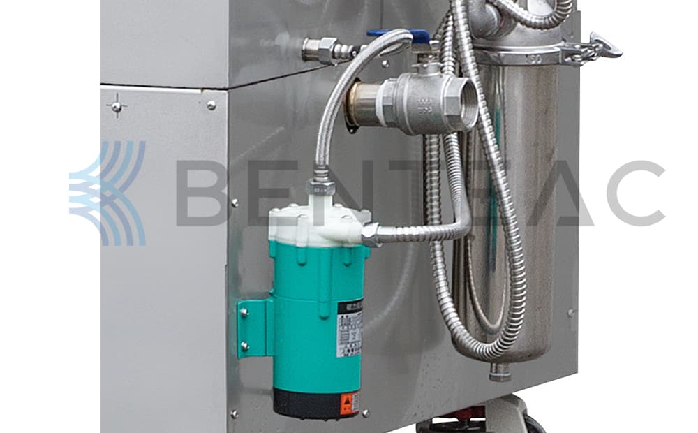 Double-sink ultrasonic cleaning machine